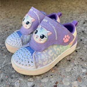 Twinkle Toes Kids Shoes with Cat Design